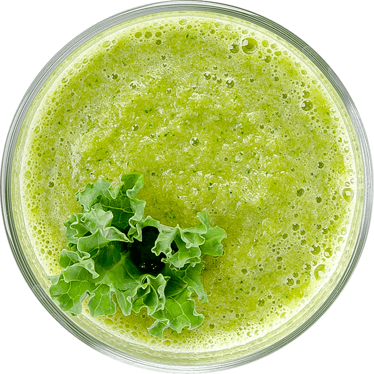 Reinigendes Cocktail mit Brokkoli und Grünkohl