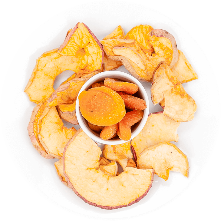 Перекус  - сушеные абрикосы, сушеные яблоки