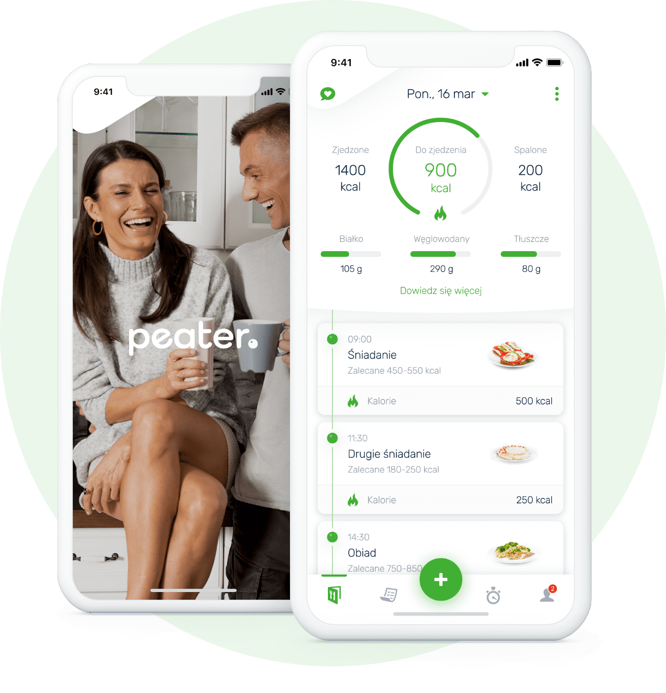 Zdrowe diety treningowe w aplikacji