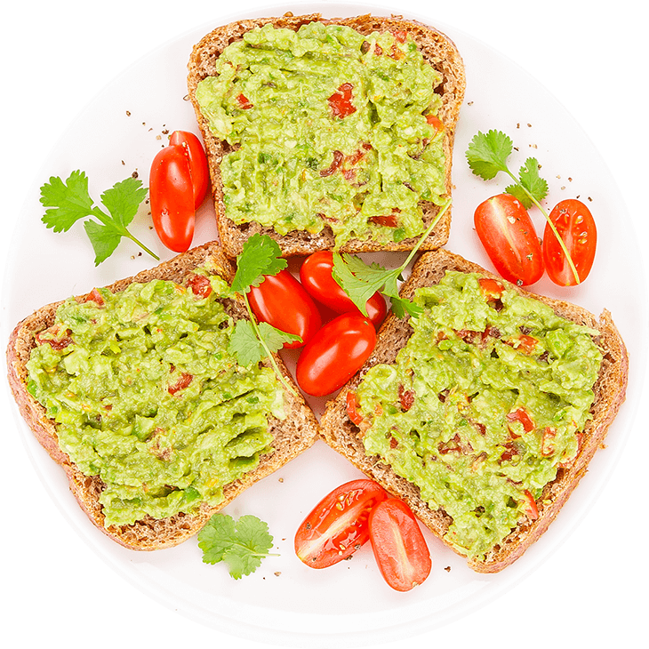 Toast cu guacamole